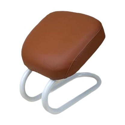 Colaxi Meditation Stool for Adults, Meditation Bench Kneeling Stool, Ergonomic Portable Chair with Anti Slip Cover, Adjustable Prayer Bench Seat for Home Studio Praying Yoga, Style D Brown - color: Style D Brown