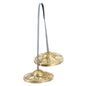 1pair Yoga Cymbals Meditation Bells for Sound Healing and Mindfulness for Meditation Practice and Musical Performance Six-word Design