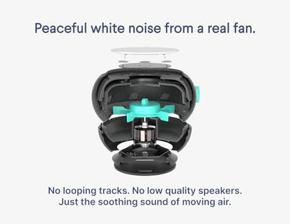 SNOOZ Smart White Noise Machine - Real Fan Inside for Non-Looping Sound, Portable Sleep Aid for Adults, Dogs, Travel, Home, Bedroom, Sleeping, Office Privacy, Therapy, & Baby Registry Essential- Cloud - color: Cloud