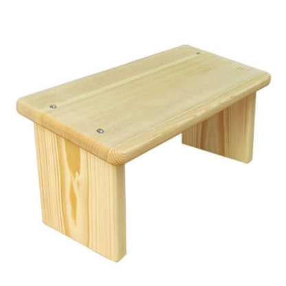 Meditation Bench, Wooden Kneeling Stool, Bench for Deeper & Longer Meditation - size: 42x18x15.5cm