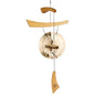 Woodstock Chimes Signature Collection, Emperor Gong, Small (23'') Natural, Wind Gongs for Outdoor, Patio, Home or Garden Décor (EGCS)