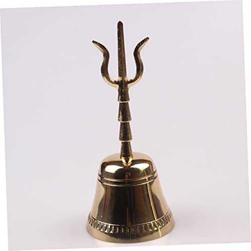 Spiritual Bell Handbell Instrument Buddhism Decor Bells Polished Surface