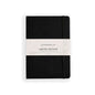 myPAPERCLIP Limited Edition A5 Ruled Notebook | 192 Pages, 100 GSM, Soft Cover, A5 (5.83 × 8.27 in) | Flat Lay | Bookmark & Elastic Closure | Black - color: Black, style: Ruled