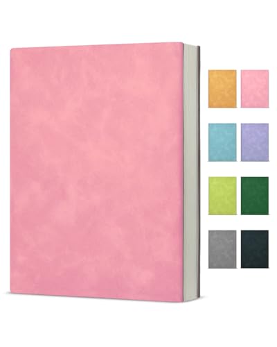 Journal Notebook for Women Men, College Ruled Notebook for Work School Writing Note Taking Journaling, 6 x 8.2 Inches -Pink