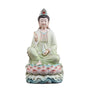 Top Ceramic Guan Yin Statue - Handmade Quan Yin, Kwan Yin, Quan Am, Kuan Yin for Meditation Altar, Female Buddha Statue - Goddess of Mercy and Compassion, Chinese Decor, Chinese Gifts