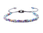 Boho Wrap Bracelet for Women, Handmade Natural Imperial Jasper Multi-Layer Stone Beaded Bracelet, Bohemian Healing Crystal Stone Jewelry Gifts - color: Purple Jasper