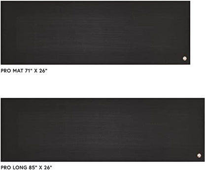 Manduka PRO Yoga Mat - 6mm | Lifetime Durability | Hygienic Construction | Premium Studio Quality | Teacher Approved - color: Black Sage, size: 85" x 26"