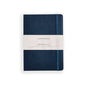 myPAPERCLIP Executive Series A5 Ruled Notebook | 192 Pages, 80 GSM, Soft Cover, A5 (5.83 x 8.27 in) | Flat Lay | Bookmark, Elastic Closure & Back Pocket | Blue - color: Blue, size: A5, Ruled