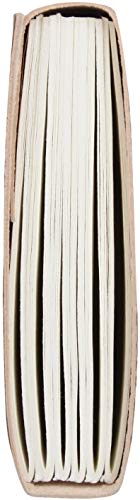 jaald 8" Blank Leather Journal large diary travel writing pad sketch book gift for kids school notebook fancy journal without lines with Clasp lock