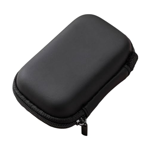 Slimly Portable Organizers Bag 14x10x4cm Storage Box Holder with Shockproof Fabric Pouches Travel Friendly Portable Bag