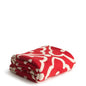 Vera Bradley Women's Cotton Double Knit Throw Blanket - color: Moorish Goji Berry Red