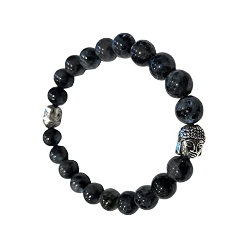 VIE Buddha Bracelet - style: Larvikite