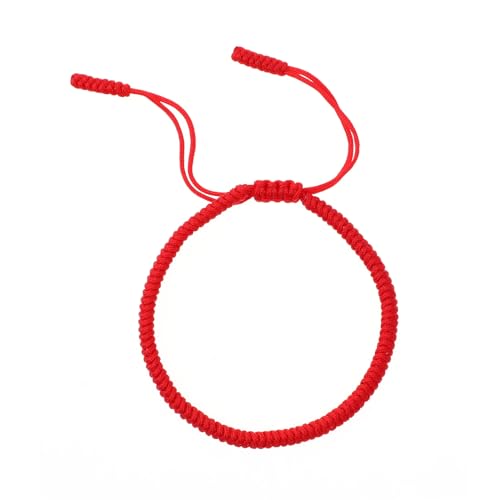 WY LIGHTING LEVEL Handmade Red String Bracelet Authentic Blessed Tibetan Buddhist Monks Bracelet Prayer Protection Good Luck Knot Bracelets Woven Rope