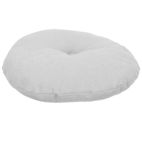 Alipis Boho Floor Pillow Cushion Small Light Gray Zafu Meditation Cushion Soft Seating Pad for Living Room and Yoga Floor Seating