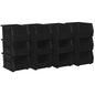 Akro-Mils 30237 AkroBins Plastic Storage Bins, Space-Saving Stackable Bins for Garage, Pantry, Craft Organization, 9" x 6" x 5", Black, 12-Pack - color: Black