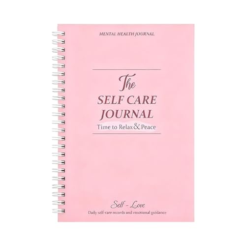 Wellness Journal - Personal Smooth Writing Guide, Prompt Notebook Planner | Guided Reflection, Inspires Positivity, Self Care Book, Ideal For Productivity, Gratitude, Meditation, 21x4.8cm