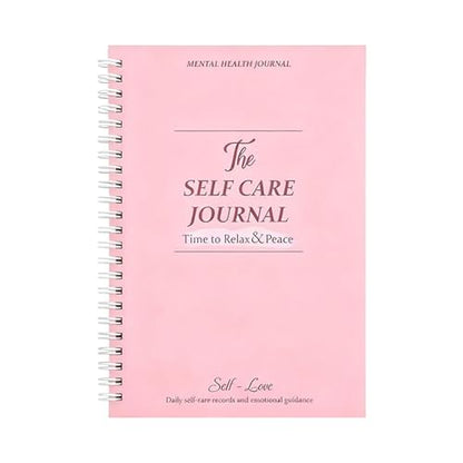 Wellness Journal - Personal Smooth Writing Guide, Prompt Notebook Planner | Guided Reflection, Inspires Positivity, Self Care Book, Ideal For Productivity, Gratitude, Meditation, 21x4.8cm