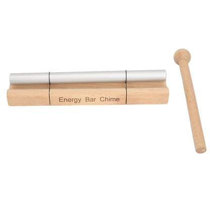Mindfulness Meditation Chime Bell, Aluminum Alloy and Cherry Wood Hand Bell for Relaxation, Yoga, and Mindful Practices(B) - size: B