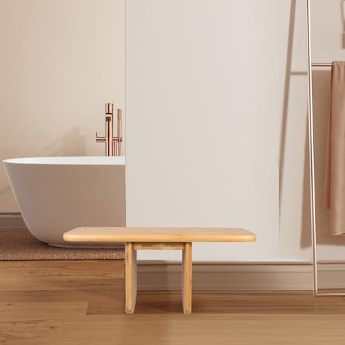Meditation Bench Stool for Prayer and Yoga, Portable Ergonomic Wooden Sitting Bench with Comfortable Support for Adults, Compact Seat for Meditation and Zen Practice