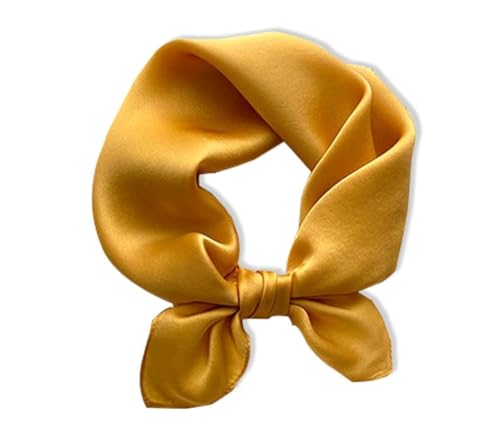 100% Mulberry Silk Neck Scarf - 21'' x 21'' Lightweight Neckerchief - Women Men Small Square Digital Printed Scarves - color: 081