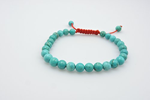 Tibetan Small Turquoise Wrist Mala/ Bracelet for Meditation 6mm