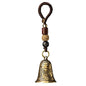 Vintage Brass Bell Six-Word Bell Keychains Tibetan Buddhist Meditation Bell Lanyard Car Hanging Pendants Accessories