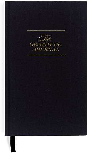 The Gratitude Journal - for More Mindfulness, Happiness, Positive Vibes, Affirmations, Productivity, and Self Reflection -Undated Daily Journal - color: Black