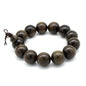Zen Dear Unisex Burried Ebony Prayer Beads Buddha Buddhist Prayer Beads Meditation Mala Necklace Bracelet - style: 18mm 13 Beads