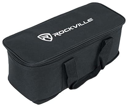 Rockville MINI RF BAG Carry Case for 5 MINI RF or IR Lights, Padded Interior, Adjustable Dividers, Perfect for Transport & Storage