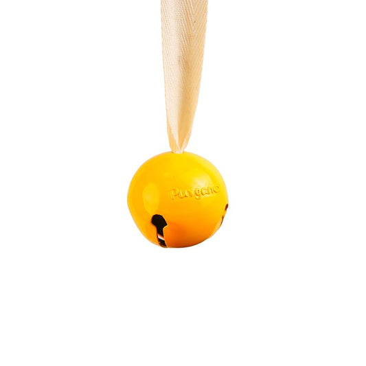 Yellow Bell with Ribbon, Montessori Baby Toy
