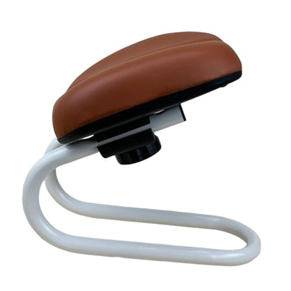 Adjustable Meditation Stool Chair Ergonomic Portable Kneeling Bench Seat for Yoga Prayer Home Use Gift for Women Adults- Brown