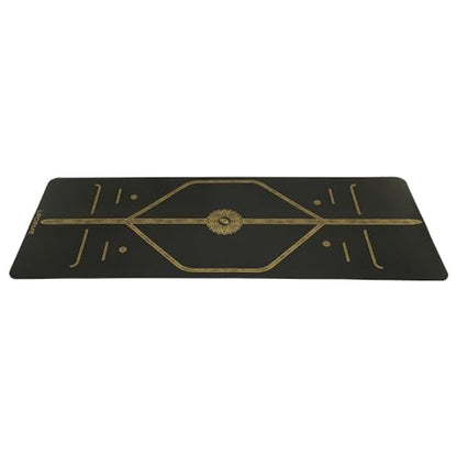 Liforme Printed Yoga Mat Collection - Free Yoga Bag Included - Patented Alignment System, Warrior-like Grip, Non-Slip, Eco-friendly, Sweat-resistant, Long, Wide and Thick for Comfort