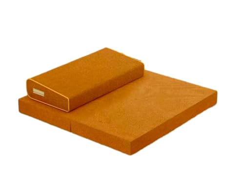 Meditation Cushion Set,Floor Pillows Seating For Adults Meditation,Large Rectangular Zen Pad And Foldable Square Floor Pillows,Yoga Mats,Washable Cover(Size:70x70cm(28x28inch),Color:Earthy yellow1) - color: Earthy Yellow1, size: 70x70cm(28x28inch)
