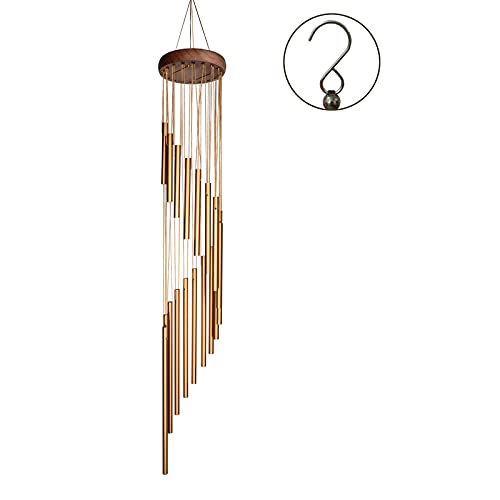Wind Chimes for Outside,Memorial Windchimes Outdoor Clearance,36 inches Memorial Wind Chimes with S Hook for Home Garden Decoration