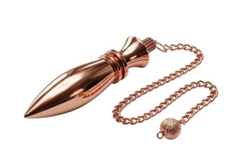 Copper Egyptian Pendulum for Reiki, Dowsing & Chakra Healing – Openable Meditation Tool for Energy Cleansing & Spiritual Wellness - color: Egyptian Copper Metal Pendulum