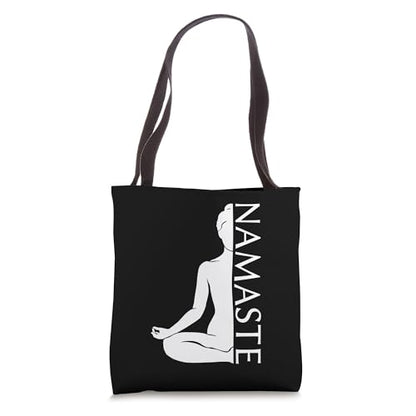 MEDITATION NAMASTE YOGA Tote Bag