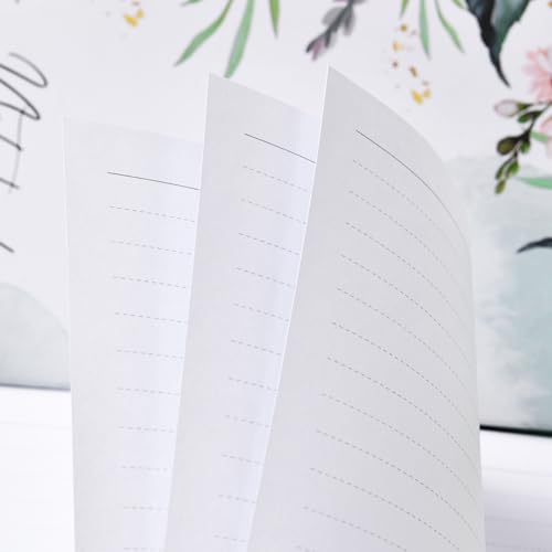 Ruled Notebook/Journal - Journal for Wemon, 8.5" X 6.4", College Ruled Spiral Notebook/Journal, Banded with Waterproof Hardcover, Exquisite Inner Pocket for School, Office & Home - color: green white