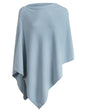 PULI Women's Versatile Knitted Shawls Scarf Poncho Sweater with Buttons Lightweight Spring Summer Fall Wraps - color: A-light Blue