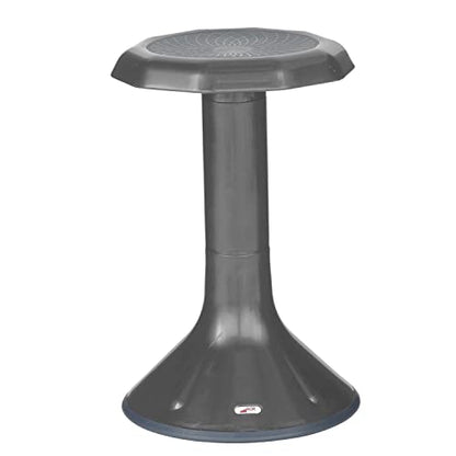 ECR4Kids ACE Active Core Engagement Wobble Stool, 20-Inch Seat Height, Flexible Seating, Grey - color: Grey