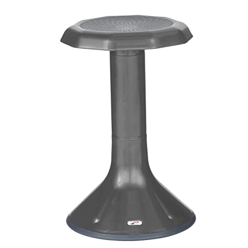 ECR4Kids ACE Active Core Engagement Wobble Stool, 20-Inch Seat Height, Flexible Seating, Grey - color: Grey