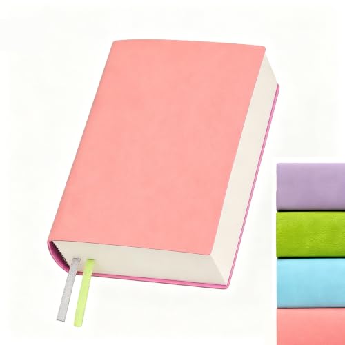 Blank Journal Notebook 720 Pages 3.9 × 5.5 No Lines Soft Leather Pocket Blank Notebook for Women Drawing Book Memo Writing Sketch Diary Notebook (Pink Blank Notebook) - color: Pink Blank Notebook