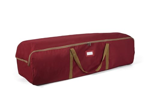 Covermates Keepsakes - Storage Duffel Bag - Heavy Duty Polyester - Reinforced Handles - Closet Storage, Red - color: Red Heavy Duty Polyester, size: 54W x 14D x 14H