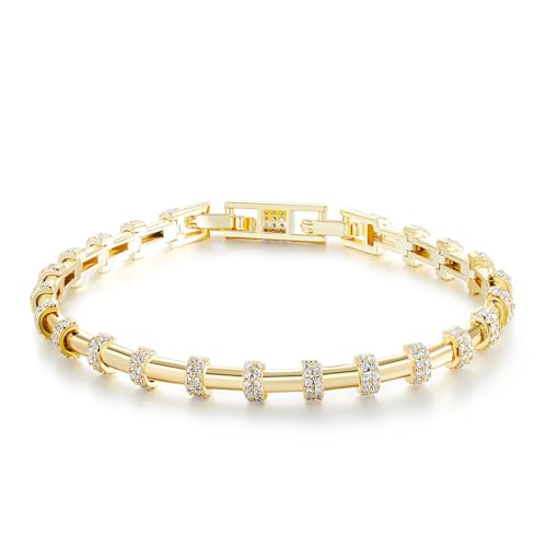 14K Gold Plated Bracelet for Women Men Stackable Wheat Chain | Gold Jewelry | Precious thin bracelet| Suitable for 6.5-7.5 inch