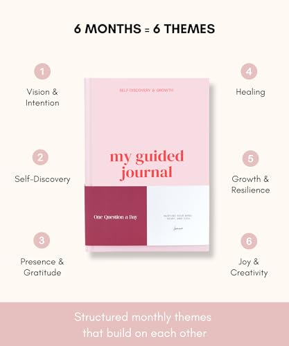 Lamare Guided Journal for Women with Prompts - One Question a Day Reflection Journal Prompts for Healing, Gratitude, and Mindfulness - Self Care Routine & Mental Health Gift - Taupe - color: Taupe