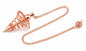 Lightweight Copper Reiki Pendulum for Dowsing, Chakra Testing & Divination – Spiral Cone Healing Tool for Meditation, Energy Balance & Negative Energy Removal - color: Spiral Cone Copper Metal Pendulum
