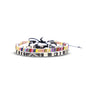 Made by Nami 2 Pcs Boho Surfer Bracelets for Women and Men Waterproof and Adjustable Braided Bracelets Set of 2 for Ethnic Hippie Style - color: White & Yellow