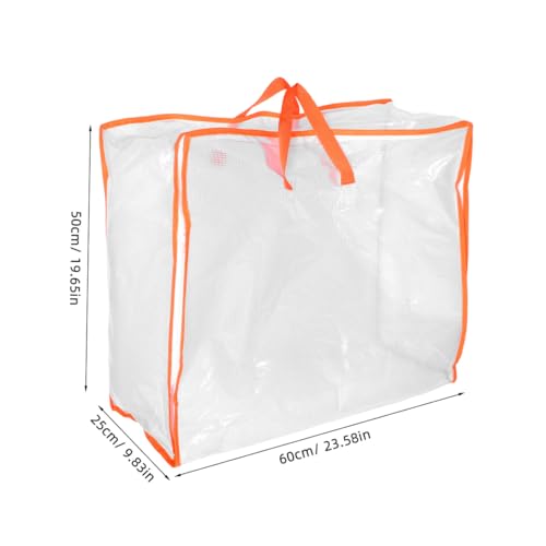 Clothes Storage Bag Organizer Zipper Handle and Bag Blanket Organizer Storage