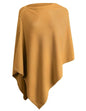 PULI Women's Versatile Knitted Shawls Scarf Poncho Sweater with Buttons Lightweight Spring Summer Fall Wraps - color: A-ginger Yellow
