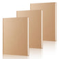 zmybcpack 3 Pack B5 Blank Notebook Journals 7.6" x 10", 160 Pages/80 Sheets, UnlinedHardcover Sketchbook Kraft Travel Journal for College, School, Office - size: 7.6" x 10"（3 pack）