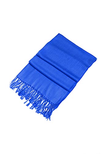 Sakkas 78" X 28" Rayon from Bamboo Soft Solid Pashmina Feel Shawl/Wrap/Stole - color: Midnight